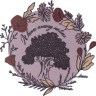 HKM 43073 Термоаппликация "Дома, среди природы"