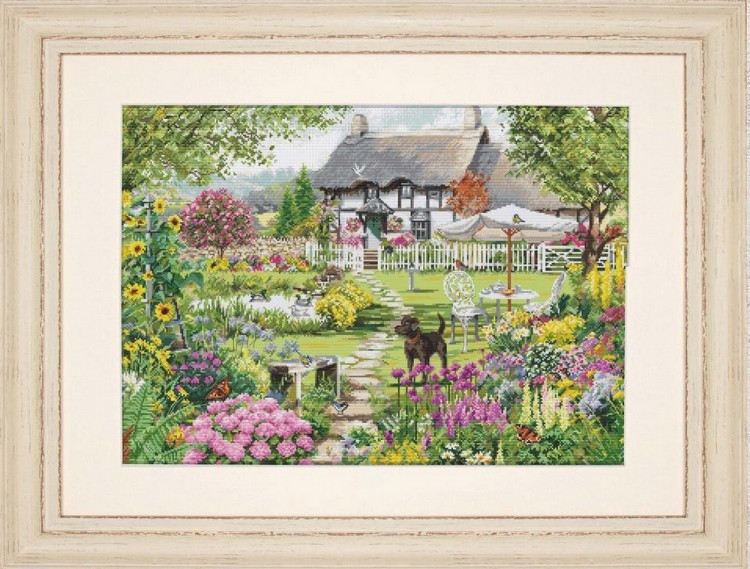 Набор для вышивания Luca-S B2412 Cottage Garden (Коттеджный сад)