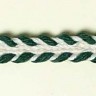 Matsa 1727/6 Тесьма декоративная "плетенка", ширина 8 мм, цвет зеленый