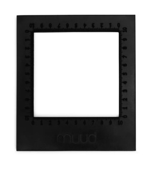 Muud QB-4502/Black Счётная рамка для определения размера спиц и измерения плотности полотна "Dana"