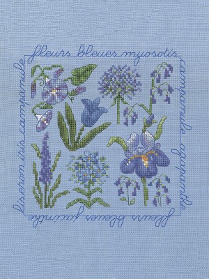 Le Bonheur des Dames 2287 Blue Flowers (Голубые цветы)