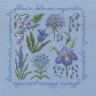 Набор для вышивания Le Bonheur des Dames 2287 Blue Flowers (Голубые цветы)