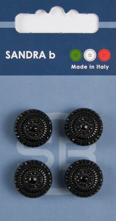 Sandra CARD176 Пуговицы, черный