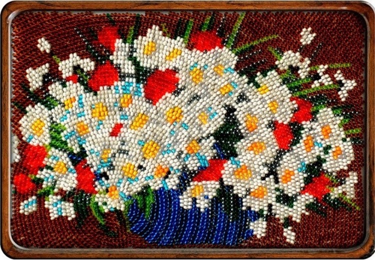 Набор для вышивания Вышиваем бисером В-94 Полевые цветы