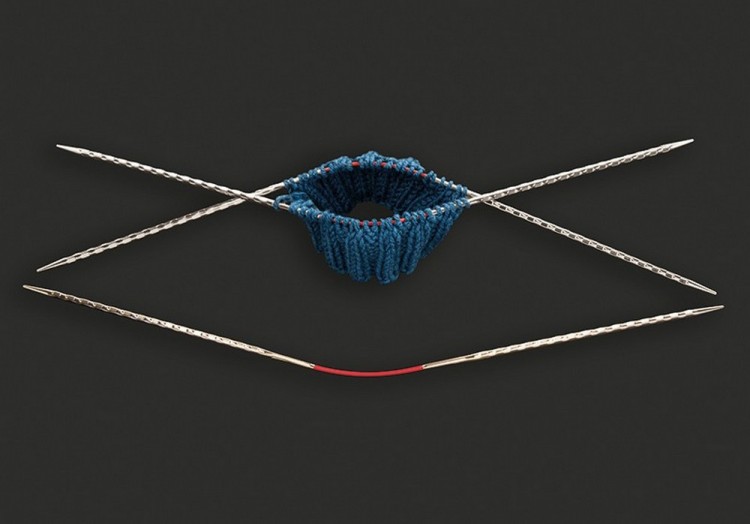 Addi 770-2 Спицы чулочные гибкие супергладкие c квадратным кончиком addiCrasyTrioNovel Long 30см