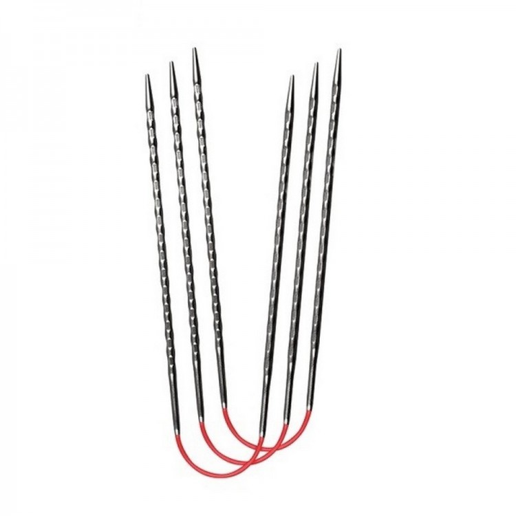 Addi 770-2 Спицы чулочные гибкие супергладкие c квадратным кончиком addiCrasyTrioNovel Long 30см