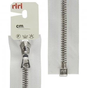Riri 3501225/70/2101 Молния металлическая, разъемная, 6 мм, 70 см, белый