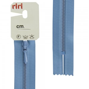 Riri 4301110/18/2630 Молния металлическая, неразъемная, крашеная, 3 мм, 18 см, сине-голубой