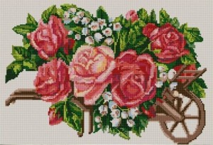 Конек 9658 Цветочная тележка