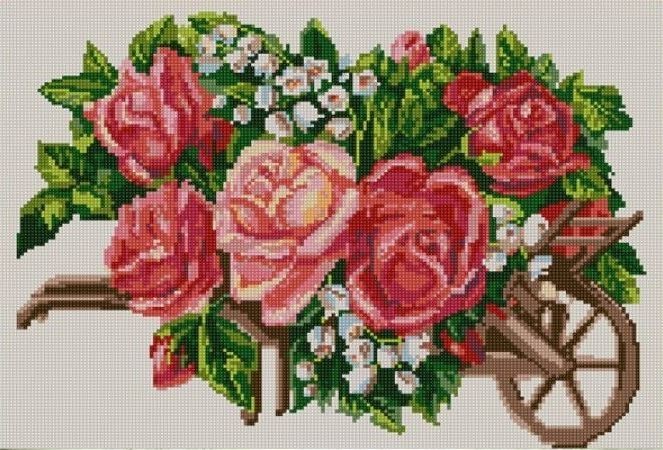 Конек 9658 Цветочная тележка