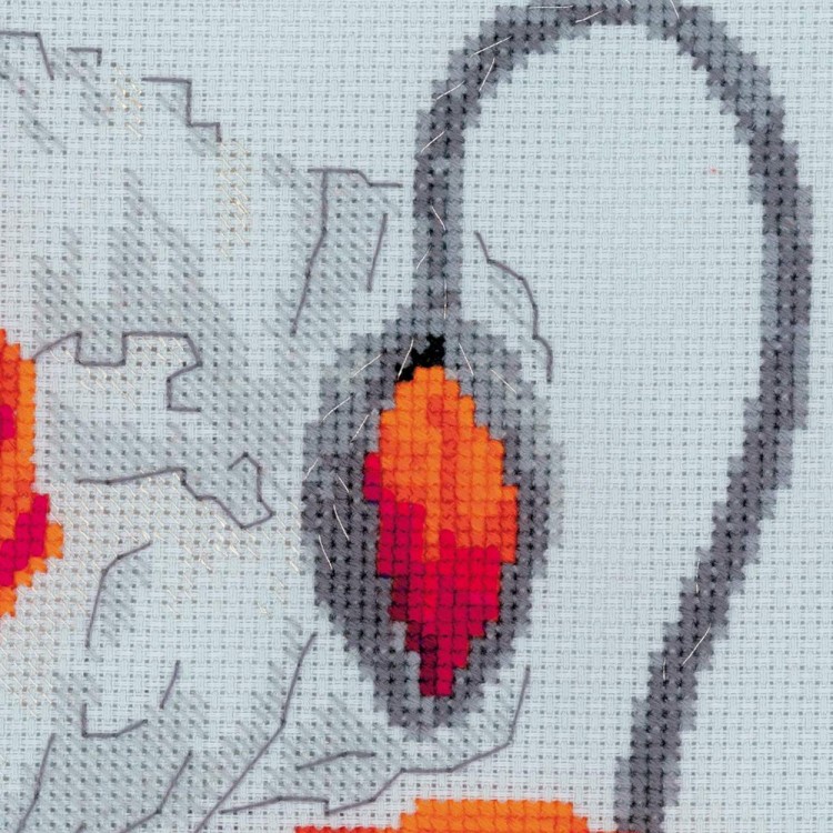 Набор для вышивания Риолис 100/037 Алые маки