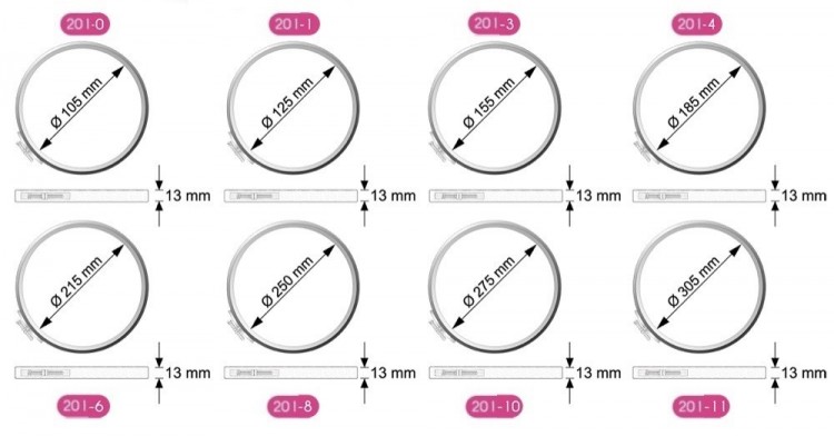 Klass&Gessmann 201-10 Пяльцы для вышивания круглые без замка
