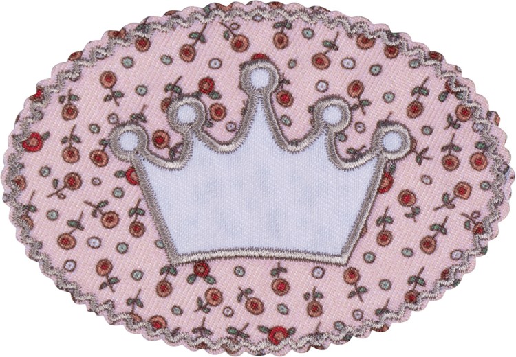 HKM 42569 Термоаппликация "Корона с розами"