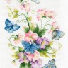 Набор для вышивания Многоцветница МКН 54-14 Душистый горошек и бабочки