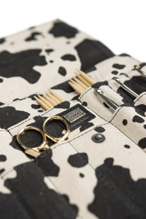 Muud QB-4720/Cow print Органайзер для спиц "Canvas Oslo"