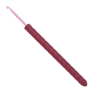 Addi 597-2 Крючок вязальный с ручкой из древесины Амарант addiUnicorn Purpleheart 16см