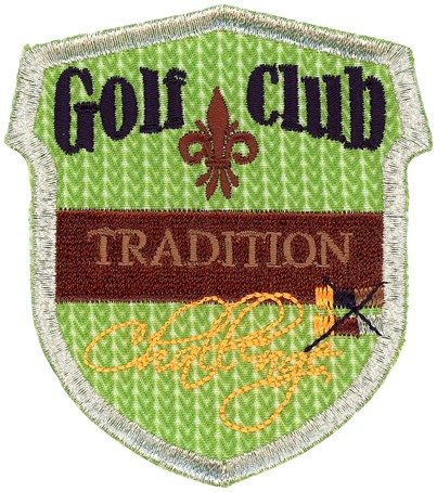 HKM 32673/1SB Термоаппликация "Golf Club"