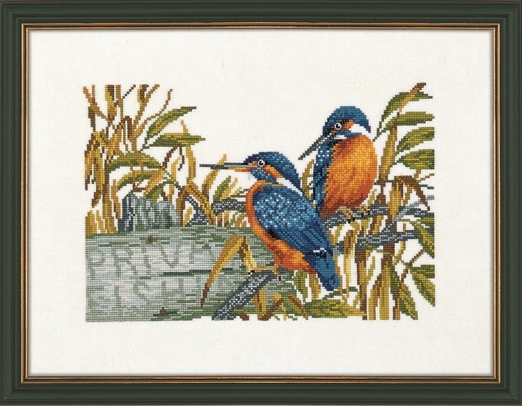 Набор для вышивания Eva Rosenstand 14-147 Kingfishers (Зимородки)
