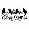 Stamperia KSTDL04 Трафарет "Welcome" серии Mix Media 3D эффект