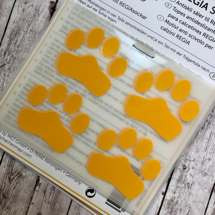 Schachenmayr 98245100-00001 ABS-противоскользящие наклейки Regia для приклеивания к носкам