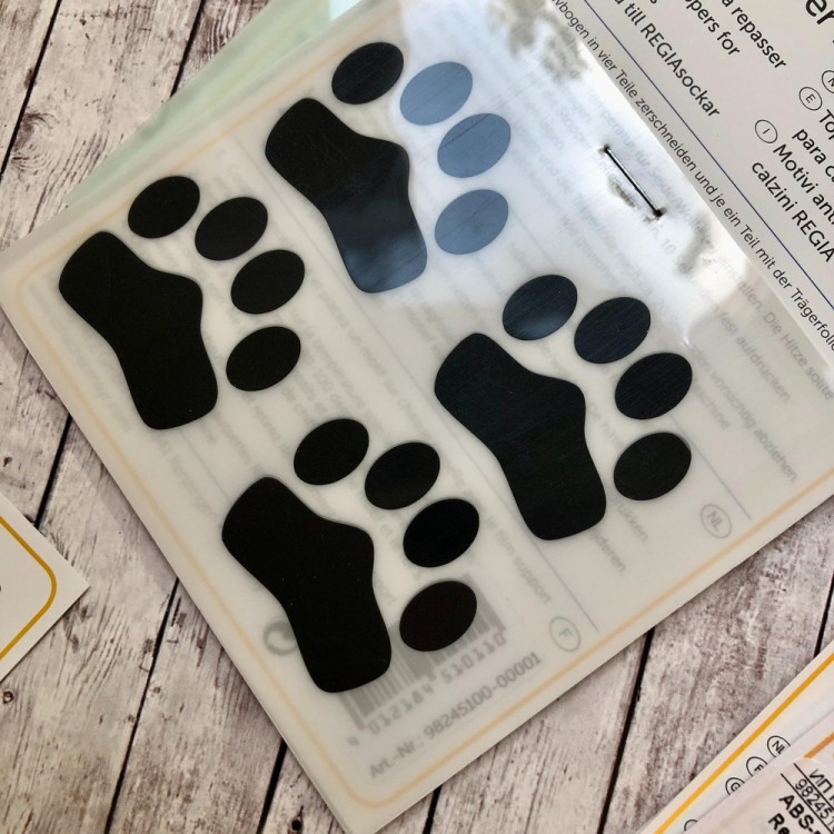 Schachenmayr 98245100-00001 ABS-противоскользящие наклейки Regia для приклеивания к носкам