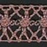 IEMESA 1825/R5 Мерсеризованное хлопковое кружево, ширина 20 мм, цвет розовый с серым