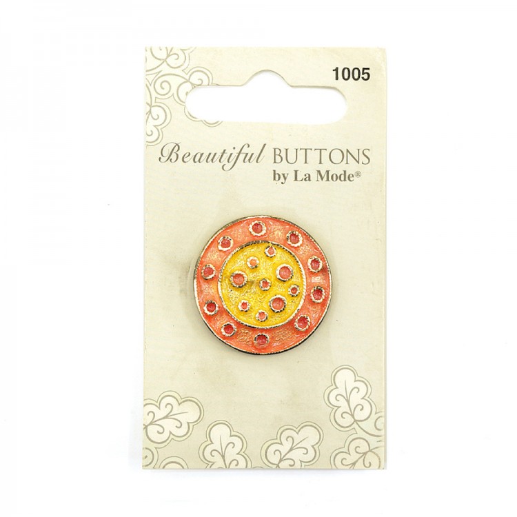 Blumenthal Lansing 1005 Пуговицы "Beautiful Buttons", Pink&YelIow Round