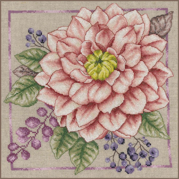 Набор для вышивания Lanarte PN-0199794 Blooming blush (Цветущий румянец)