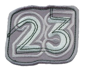 HKM 26492/1SB Термоаппликация "23"