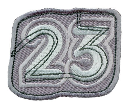 HKM 26492/1SB Термоаппликация "23"