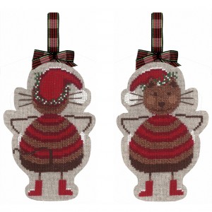Le Bonheur des Dames 2737 Елочная игрушка "Chat Noel" (Рождественский Кот)