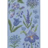 Набор для вышивания Le Bonheur des Dames 3249 Футляр для очков Spectacle Case Blue Flowers (Голубые цветы)