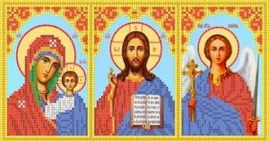 Каролинка ТКБИ 4103/3 Казанская, Вседержитель, Ангел Хранитель