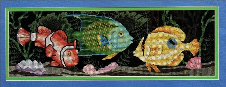 Набор для вышивания Dimensions 03944 Exotic Tropical Fish (made in USA)