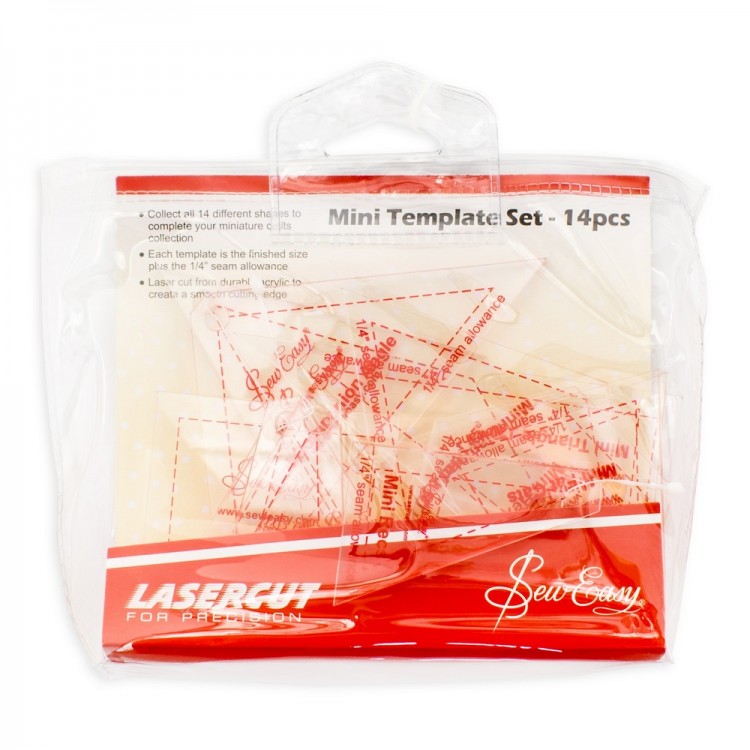 Hemline NL4154 Набор лекал для вырезания заготовок для пэчворка, 14 дизайнов