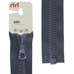 Riri 5753720/80/2124 Молния тракторная, разъемная, 6 мм, 80 cм, серо-голубой темный