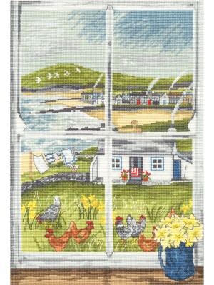 Bothy Threads XDD8 Primrose Window (Окно с примулами)