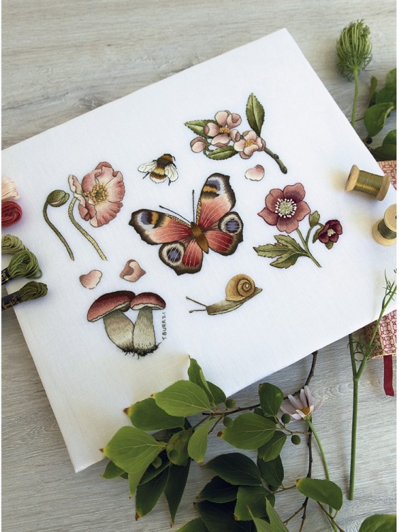 Вышиваем гладью. Поэзия природы. Триш Бурр.