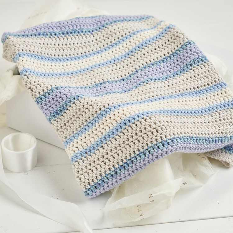 Пряжа для вязания Набор пряжи Rowan Selects - Mako Cotton Baby "Синий", MEZ, ZKKK305-00001