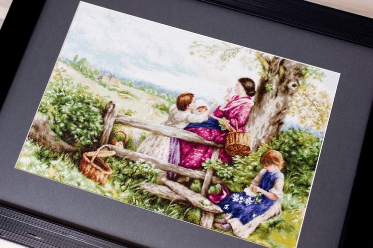 Набор для вышивания Luca-S B562 Весенние цветы