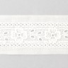 IEMESA 09324/01 Шитье-вышивка на батисте, ширина 30 мм, цвет белый
