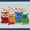 Permin 70-3303 Совы разных цветов