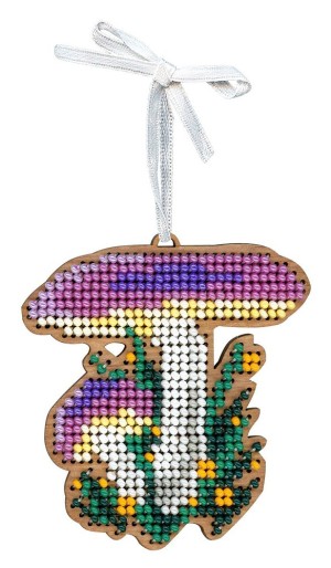 Щепка О-150 Ёлочная игрушка. Сыроежка