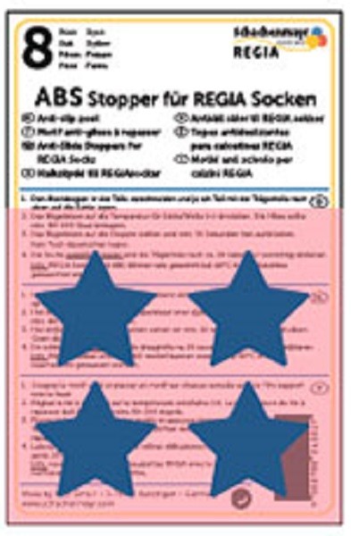 Schachenmayr 98245100-00002 ABS-противоскользящие наклейки Regia для приклеивания к носкам