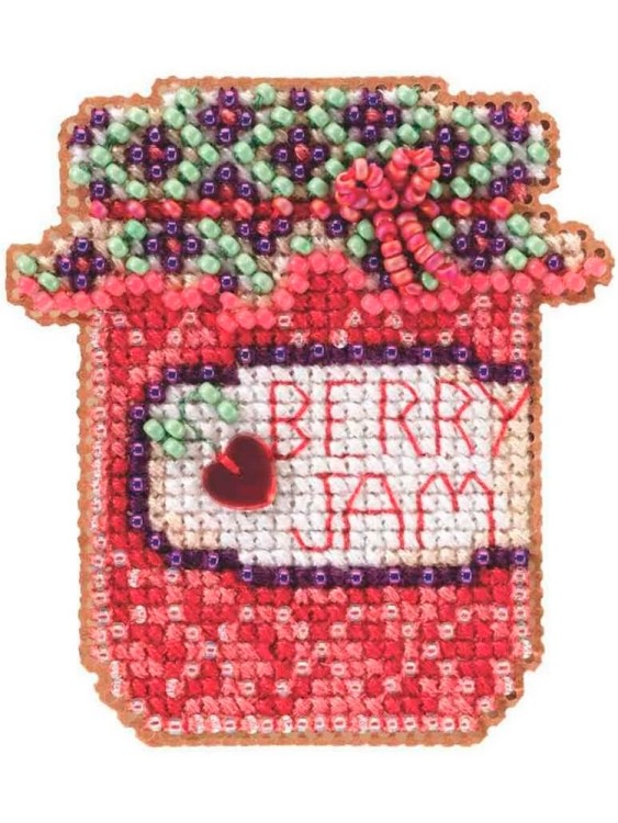 Набор для вышивания Mill Hill MH182201 Berry Jam (Ягодный джем)