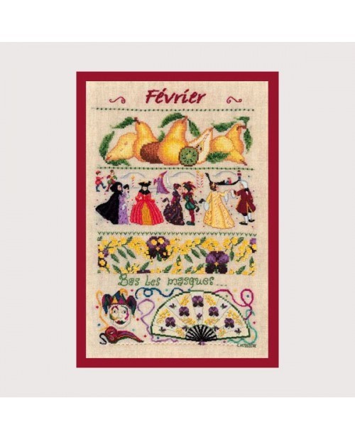 Набор для вышивания Le Bonheur des Dames 1151 Fevrier (Февраль)