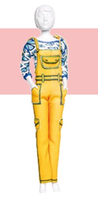 DressYourDoll S413-0503 Одежда для кукол №4 Tilly Yellow