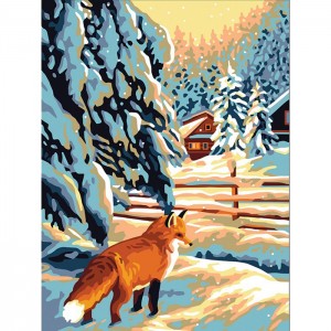 Collection D'Art 10515(W) Ткань с рисунком для вышивания