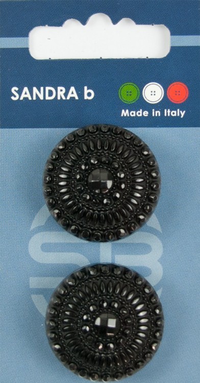 Sandra CARD178 Пуговицы, черный