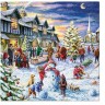 PAW Decor Collection SDL230700 Салфетка трехслойная для декупажа "Рождественская ярмарка"